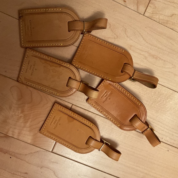 LV LUGGAGE TAGS a Bundle of 5 - Picture 1 of 1